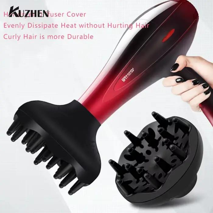 Diffuseur de Cheveux Noir Professionnel, Sèche-Cheveux Universel, Souffleur de Coiffure, Outil de Sa