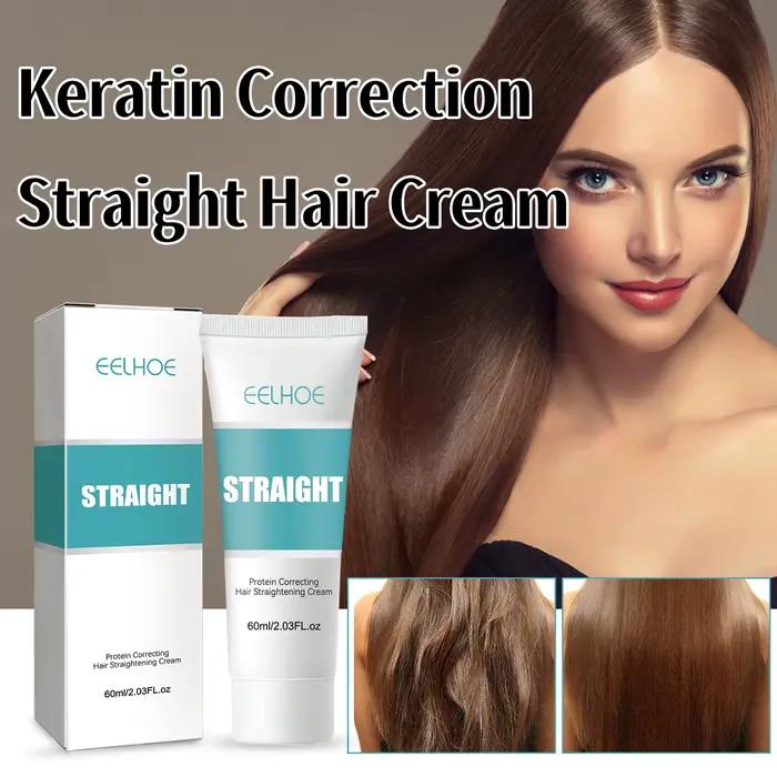 Brian Kerration-Crème réparatrice pour cheveux raides, cheveux abîmés, produit de soin, améliore la 