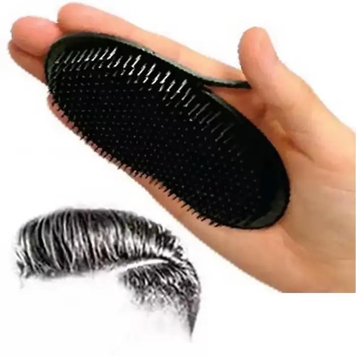 Brosse à cheveux de poche multifonctionnelle, petit peigne léger avec poignée de paume, brosse de Ma
