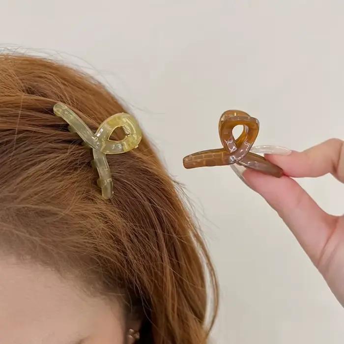 Mini pince à cheveux mignonne pour petite fille, 4.5cm, frange Semi-transparente, Clip latéral, peti