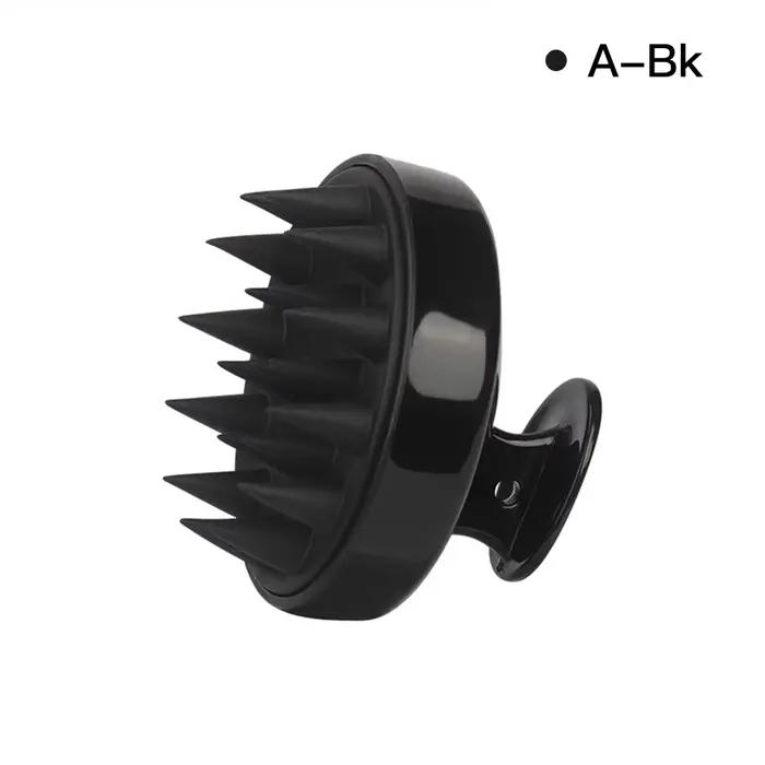 Brosse de massage du cuir chevelu en silicone pour la croissance des cheveux / l'élimination des pel