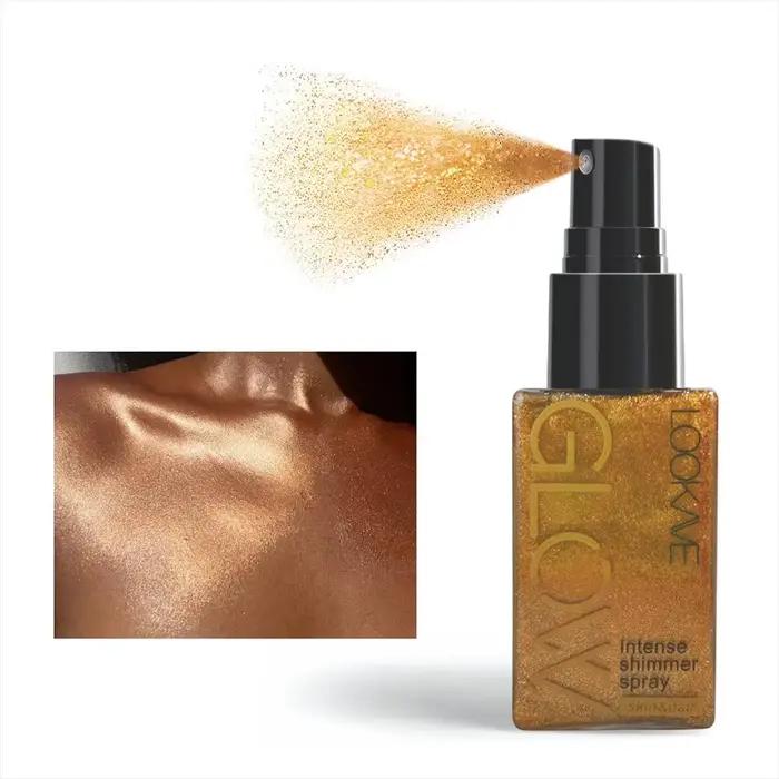Nouveau Spray Huile Scintillante Imperméable Longue Durée Hydratant Effet Or Bronze Contouring Illum