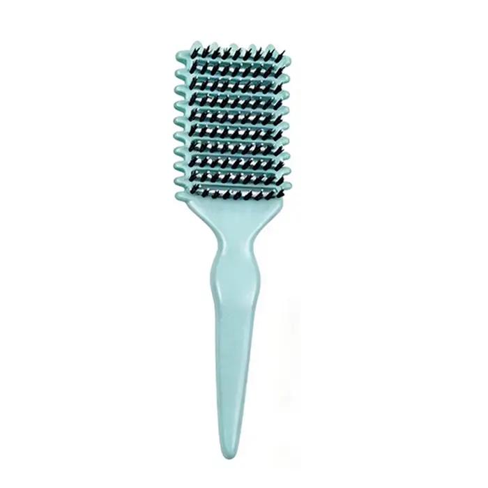 Brosse Définition Boucles 3-en-1 Démêlante Anti-Frisottis pour Cheveux Bouclés, Peigne Coiffant et O