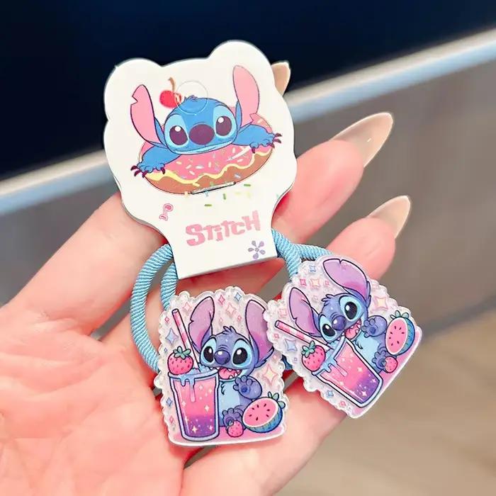Attaches pour cheveux Stitch – Bandes de cheveux Lilo & Stitch mignonnes, accessoires pour couples, 
