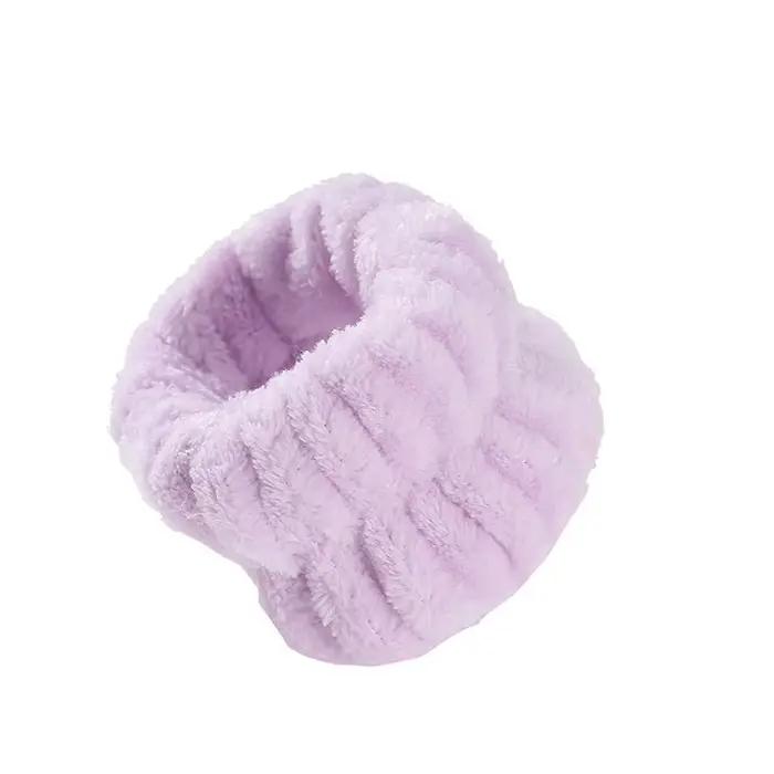Bonnet de bain super absorbant avec nœud pour femme, serviette sèche-cheveux, shampoing, séchage rap