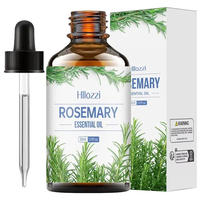 Huile essentielle de romarin, soins capillaires, massage du cuir chevelu, soins de la peau, huile es