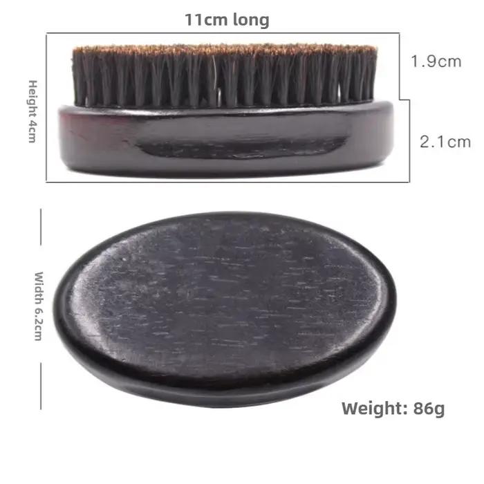 Brosse à cheveux pour hommes, poils de sanglier, peigne de rasage pour barbe, Massage du visage, bro