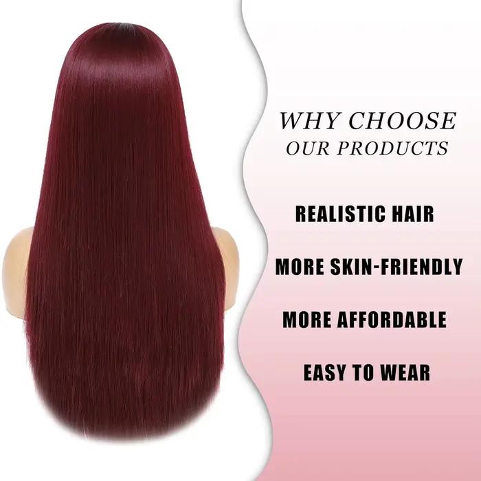 Perruque synthétique 26 pouces la plus vendue pour cheveux longs et raides, idéale pour le cosplay d