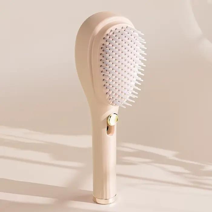 Peigne à cheveux rétractable magique, brosse de massage et démêlante antistatique du cuir chevelu po