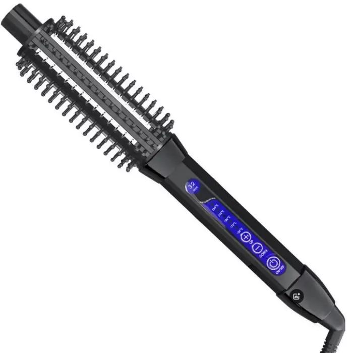 Brosse à cheveux professionnelle en céramique, bigoudi électrique, peigne, rouleau à friser, fer à f