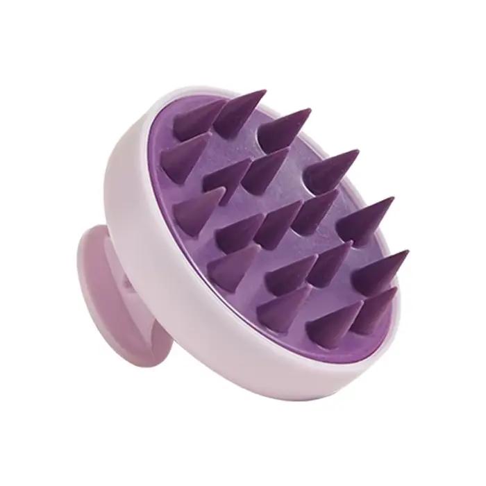 Brosse de massage du cuir chevelu en silicone, brosse à shampooing manuelle pour massage des cheveux