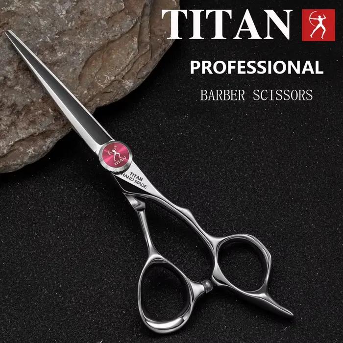 TITAN ciseaux de coiffeur professionnels ciseaux de coiffeur coupe de cheveux ensemble d'amincisseme