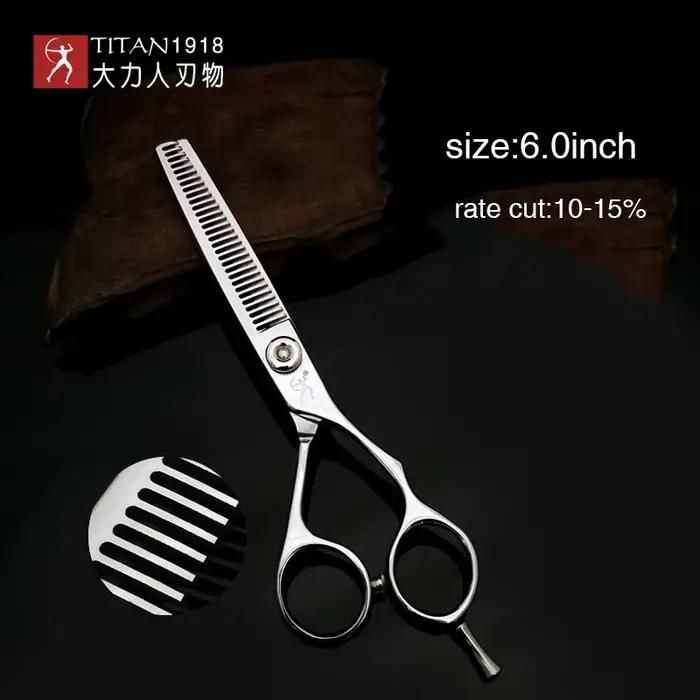 Titan – ciseaux de coiffure professionnels de 6.0 pouces, pour salon de coiffure, coupe de cheveux, 
