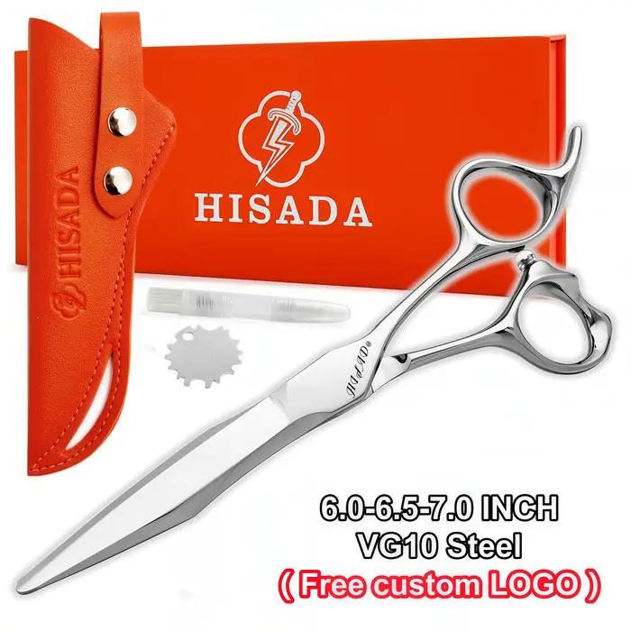 HISADA ciseaux de coiffeur professionnels 15 ciseaux de coiffure brevetés ciseaux de 6.0/6.5/7.0 pou
