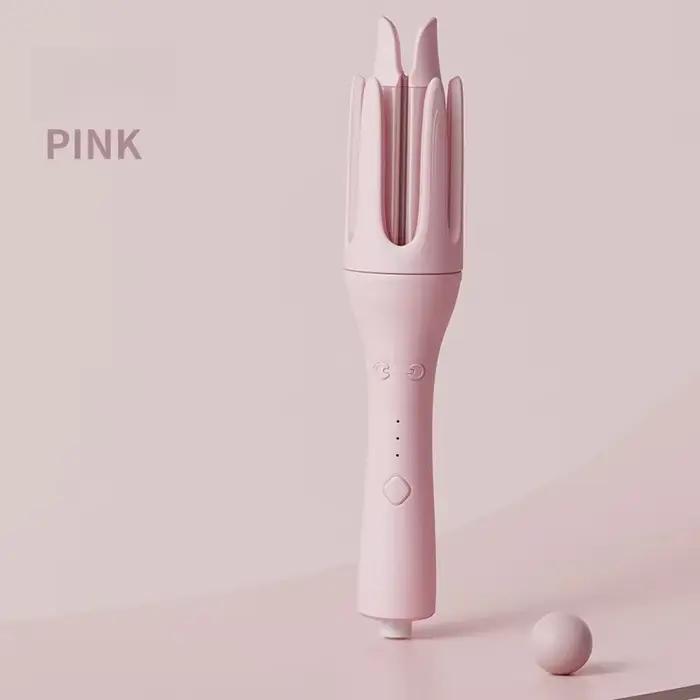 Fer à friser rotatif automatique, Rotation électrique, ne fait pas mal aux cheveux, bigoudi Portable