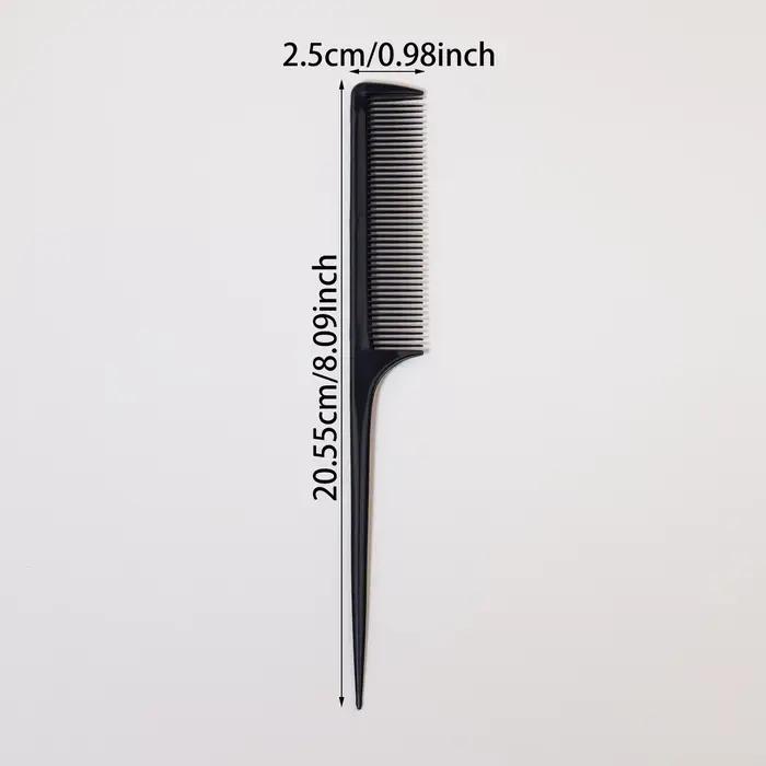 20 peignes à cheveux professionnels à queue pointue, brosses antistatiques pour teinture capillaire,