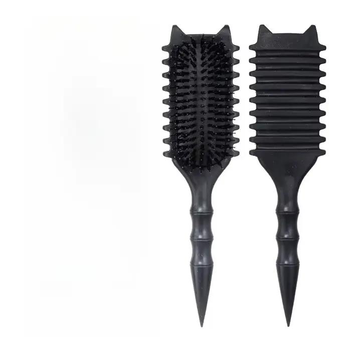 WANMEI Salon de coiffure brosse de coiffure bouclée brosse à cheveux pour peigner et façonner les bo