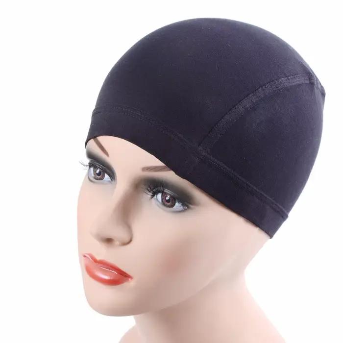 Bonnet de perruque en Fiber de bambou pour femmes, bonnet de perruque confortable et élastique à por