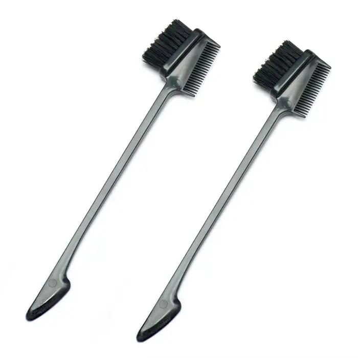    Brosses à cheveux, ensemble de 2 brosses à cheveux à contrôle de bord double face, peigne 3 en 1