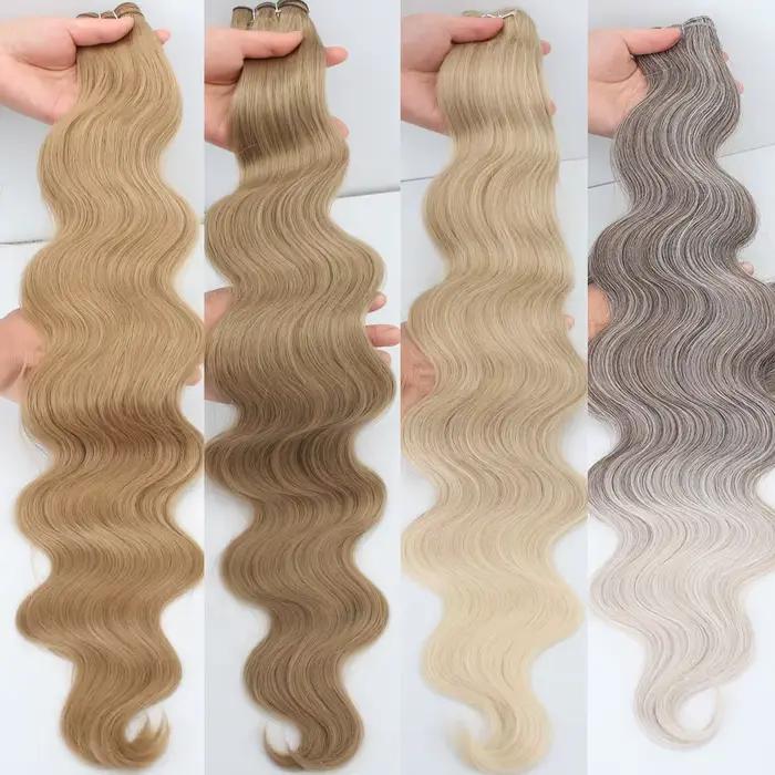 Mèches synthétiques Body Wave en Fiber synthétique Bio haute température pour femmes, 30 pouces, 200