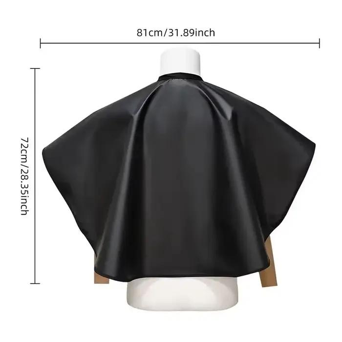 Collier de coupe de cheveux Cape de coloration imperméable tissu de barbier coiffure robe de teintur