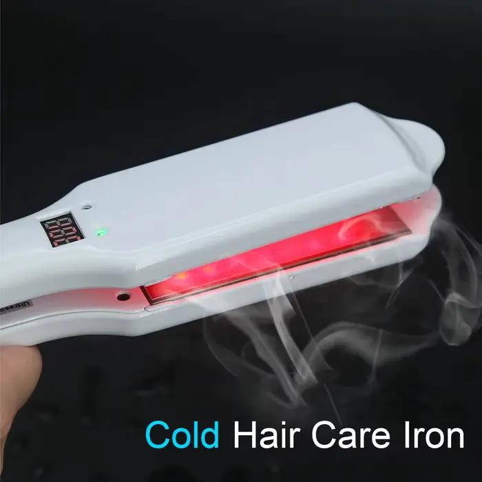 Fer de soins capillaires ultrasonique à infrarouge, récupération du traitement des cheveux endommagé