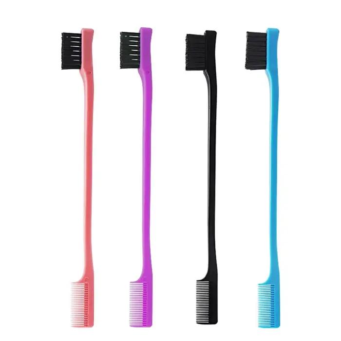 Peigne à bord double face, brosse à cheveux, accessoires professionnels de salon, outil de coiffure 