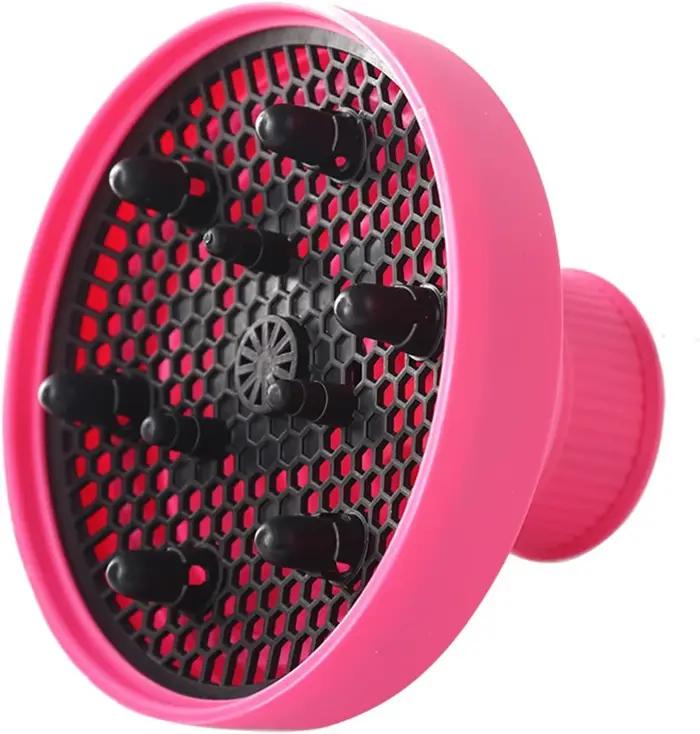 Sèche-cheveux pliable en silicone pour femmes, diffuseur universel, outils de salon de coiffure, sèc