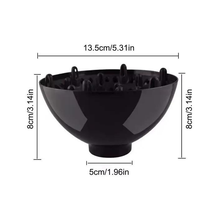Tête de diffuseur pour sèche-cheveux, accessoire de diffuseur pour sèche-cheveux, réglable de 1,4 po