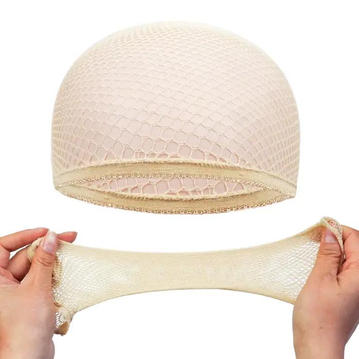 Bonnet de perruque en maille, filet à cheveux en Nylon, nouveaux filets à cheveux élastiques extensi