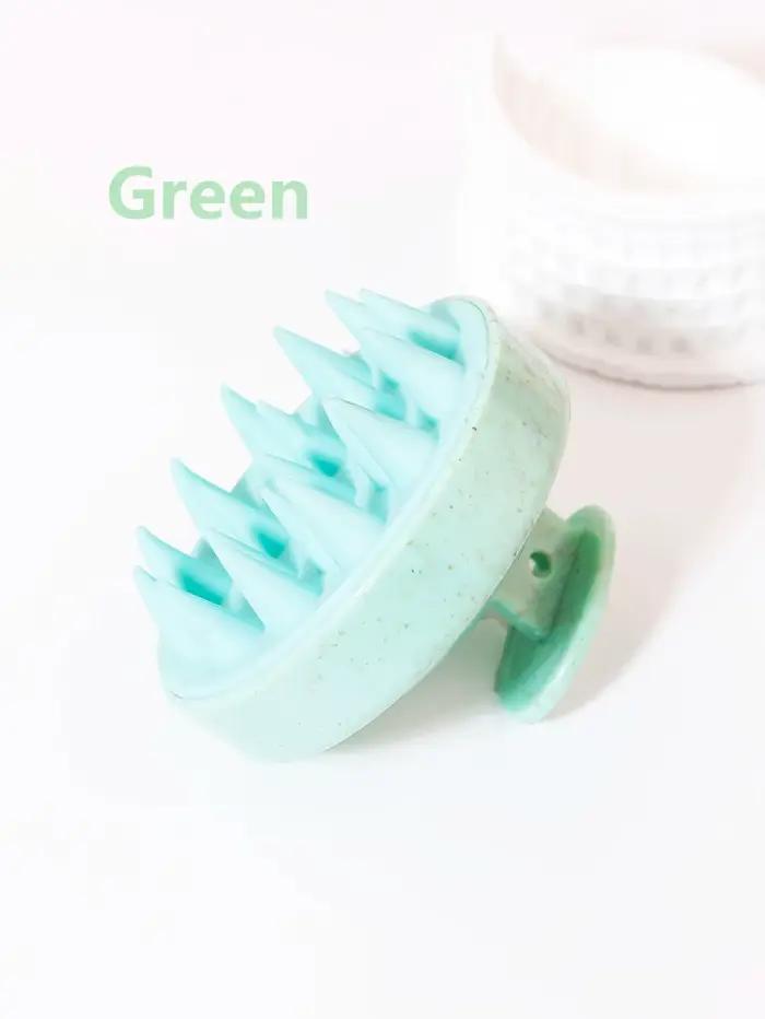 Brosse à cheveux, peigne de massage du cuir chevel en silicone