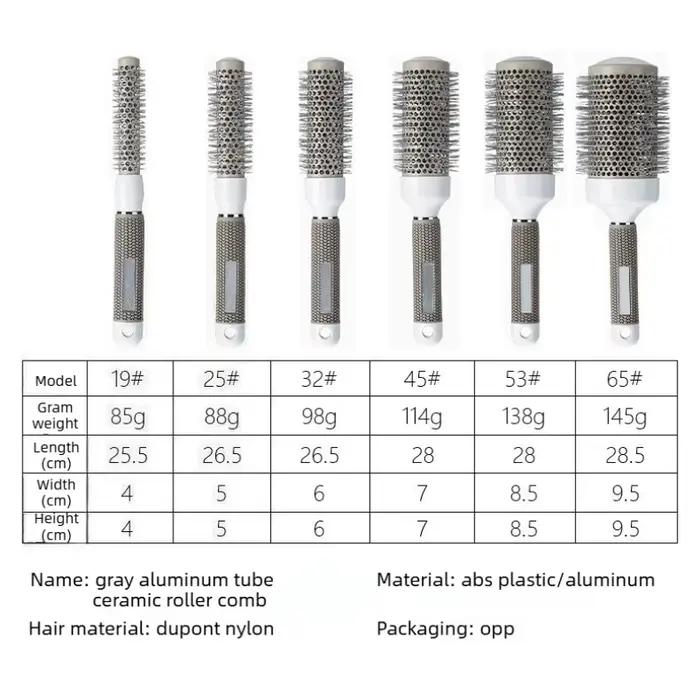 Brosse coiffante à air chaud multifonctionnelle professionnelle : lissage rapide