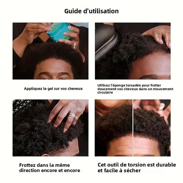 Brosse à cheveux en silicone Magic Twist