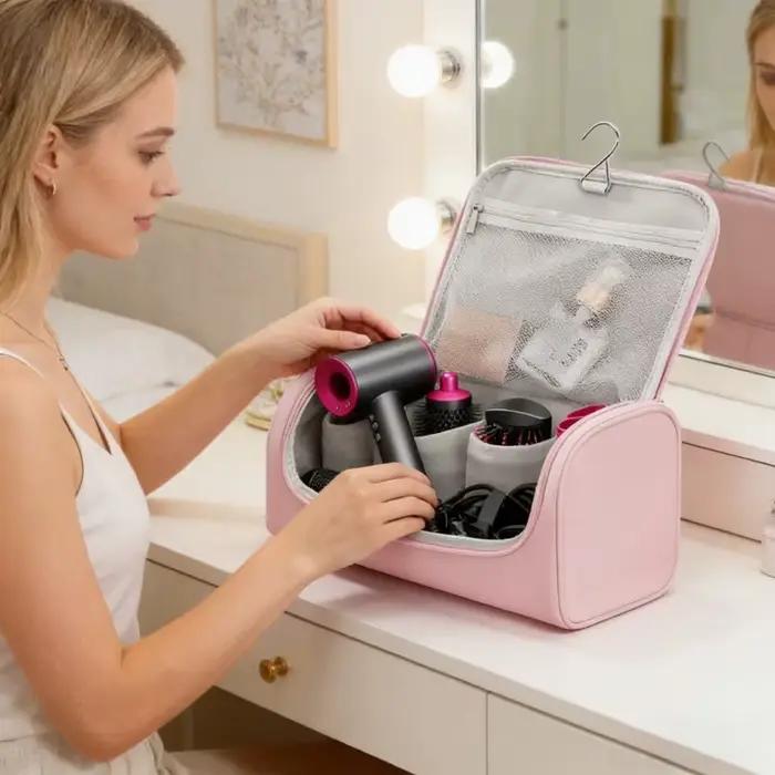 Sac de rangement pour sèche-cheveux de grande capacité