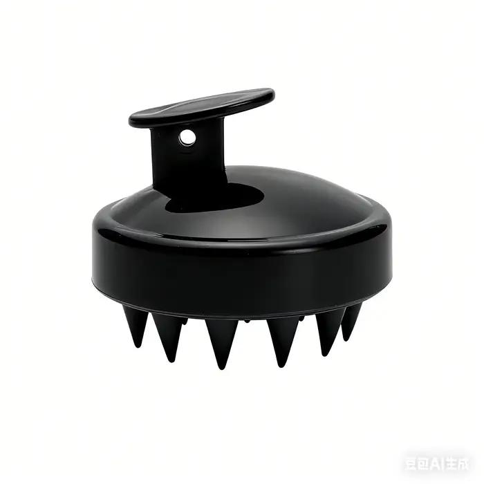 Brosse de massage du cuir chevelu en silicone pour la croissance des cheveux / l'élimination des pellicules