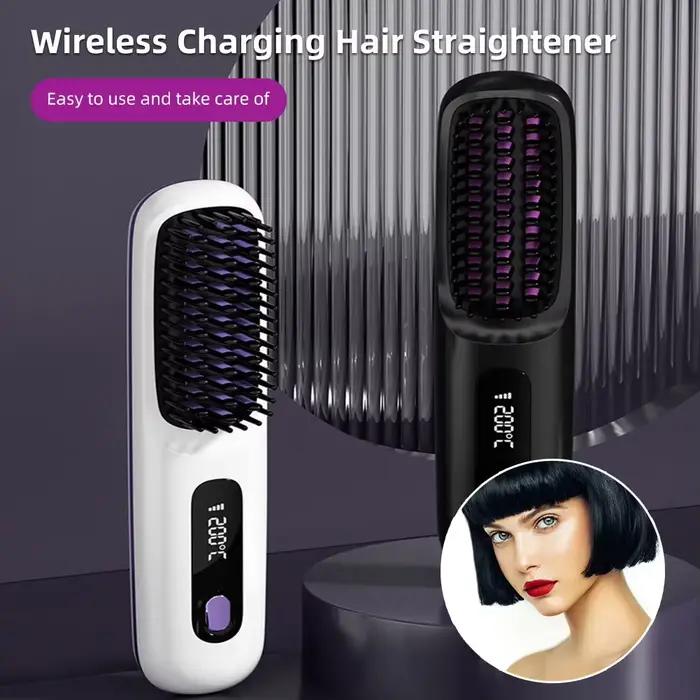 Peigne électrique en céramique avec chauffage Usb