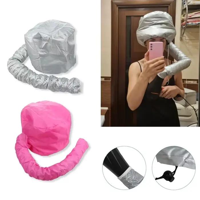 Sèche-cheveux chauffage Bonnet casquette doux chauffé chapeau coiffure capuche