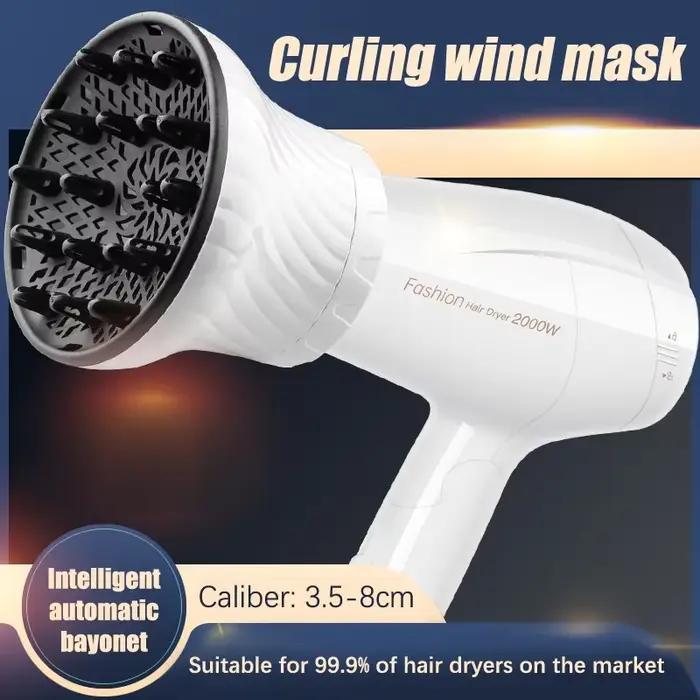 Diffuseur de cheveux universel Adaptable pour sèche-cheveux avec conception rotative