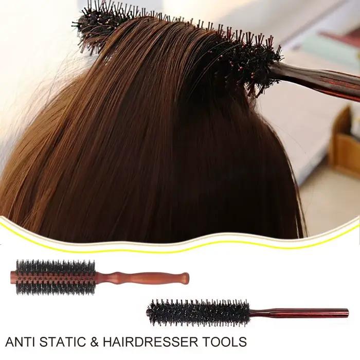Nouvelle brosse à cheveux ronde antistatique
