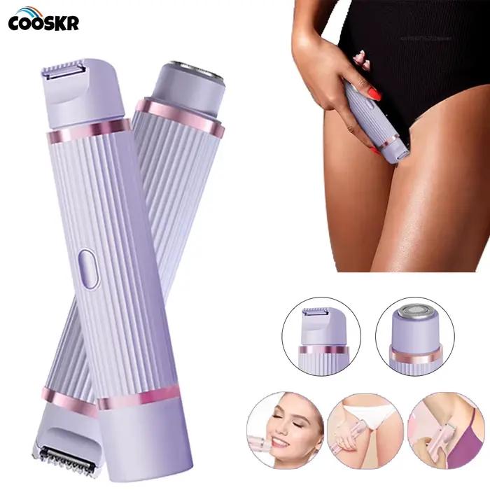 Rasoirs électriques pour femmes tondeuse bikini étanche rasoir pour aisselles jambes dames