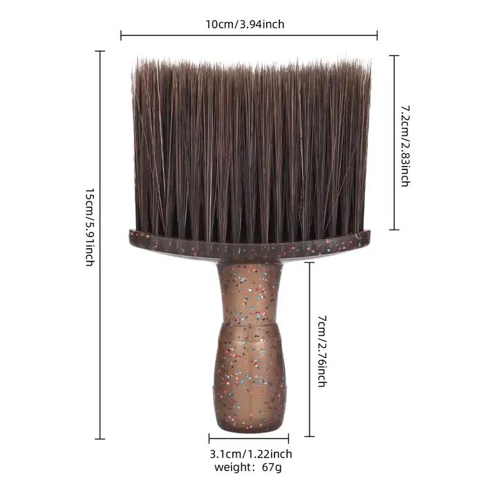 Brosse à dépoussiérer le cou de barbier aux couleurs pastel