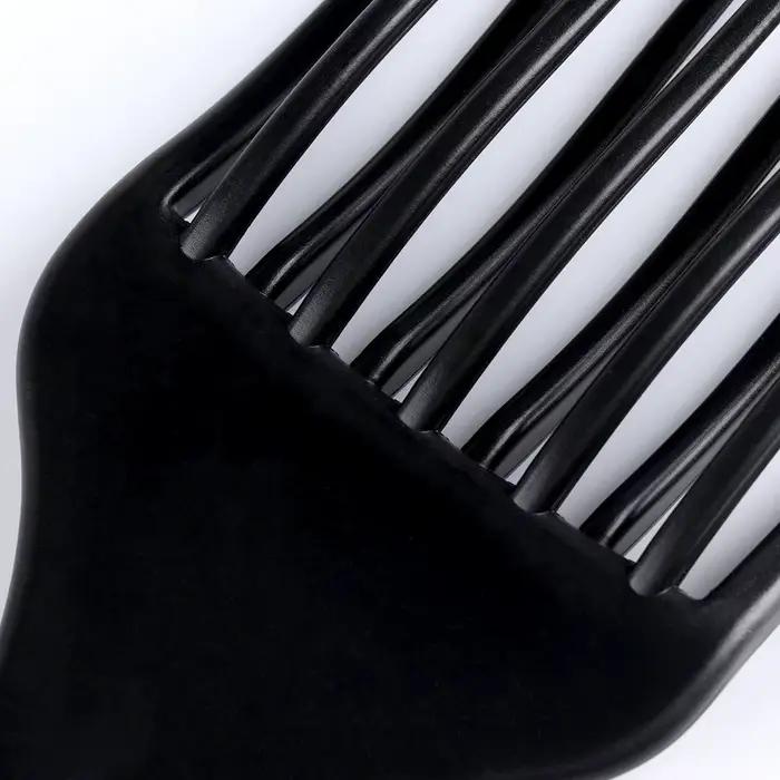 Brosse à Fourche en Plastique Antistatique pour Cheveux Bouclés