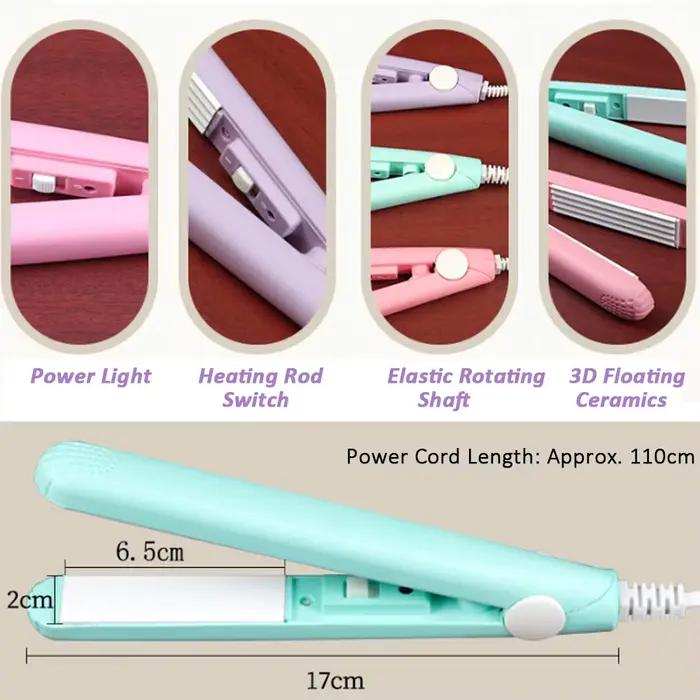 Nouveau Mini bigoudi Portable fer à friser en céramique ondulé sec humide Volume boucles moelleuses appareils de coiffure livraison directe