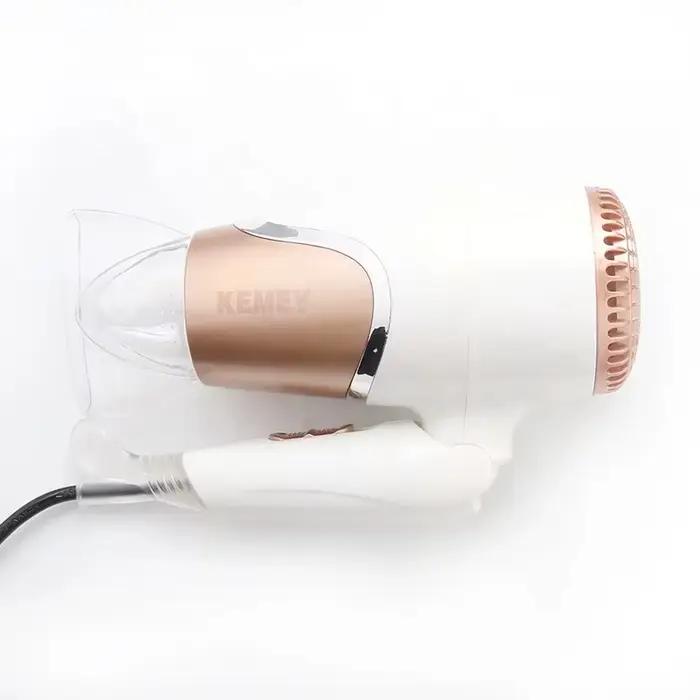 Kemei Sèche-cheveux de voyage compact avec poignée pliante Mini