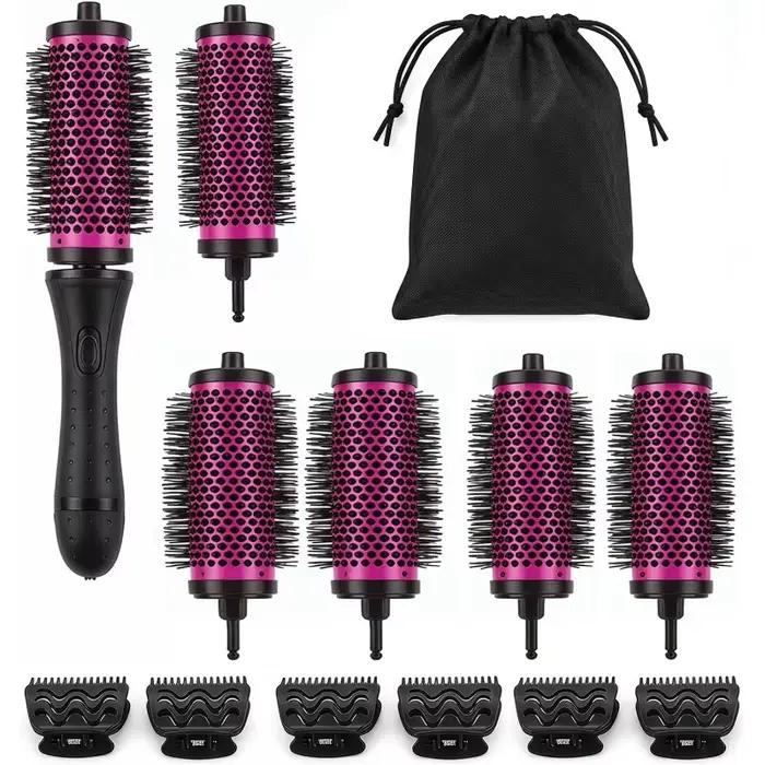 Ensemble de 6 brosses à cheveux pour boucler et donner du volume