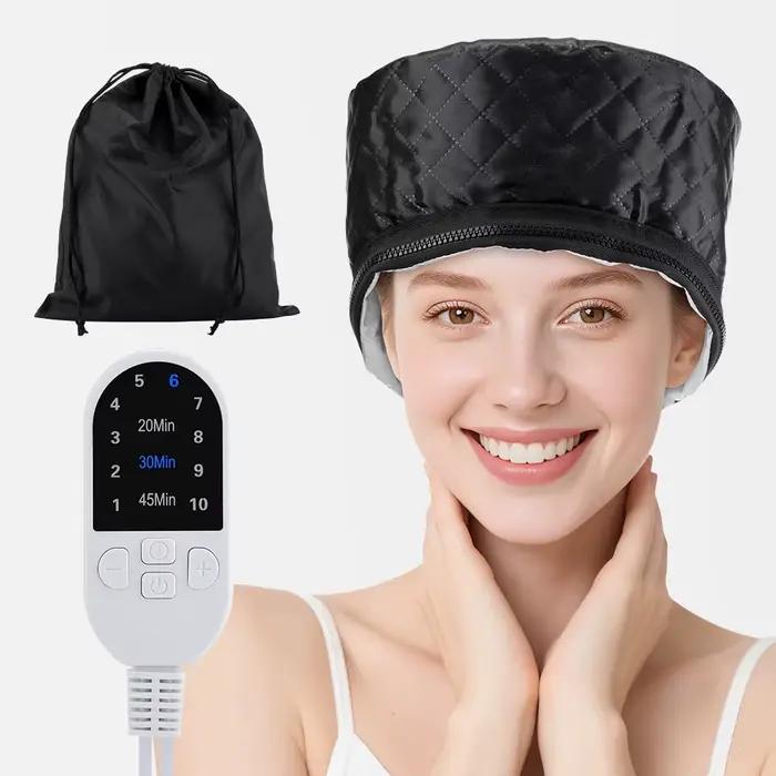 Bonnet chauffant électrique pour cheveux