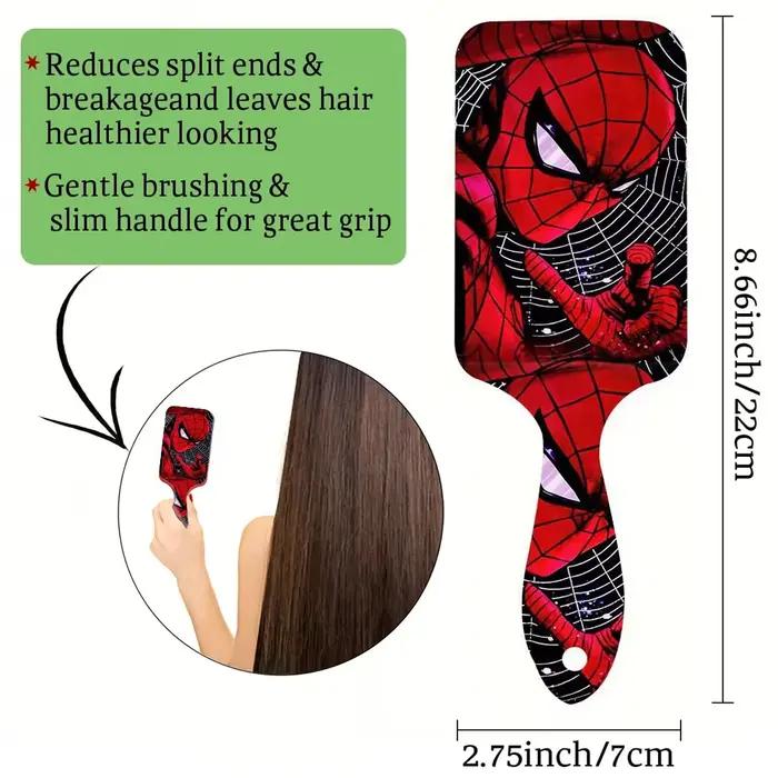Brosse à cheveux Spider-Man à coussin d'air