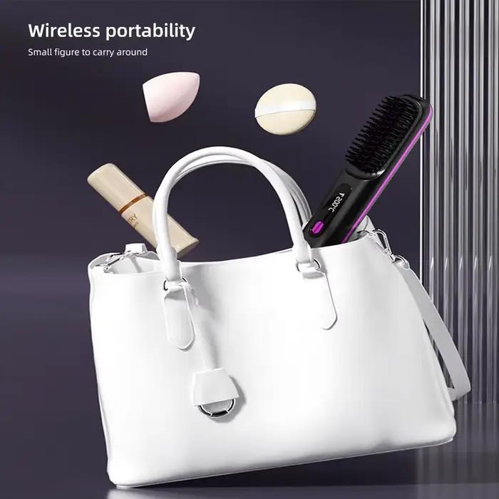 Peigne électrique en céramique avec chauffage Usb