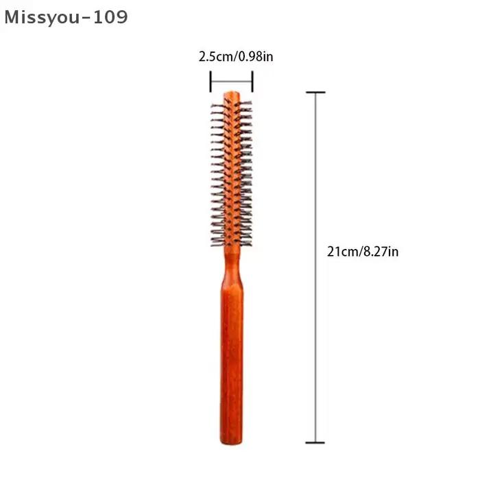 Peigne à cheveux bouclés en bois