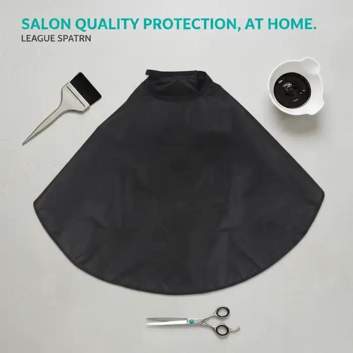 Cape de coiffure imperméable pour coupe de cheveux